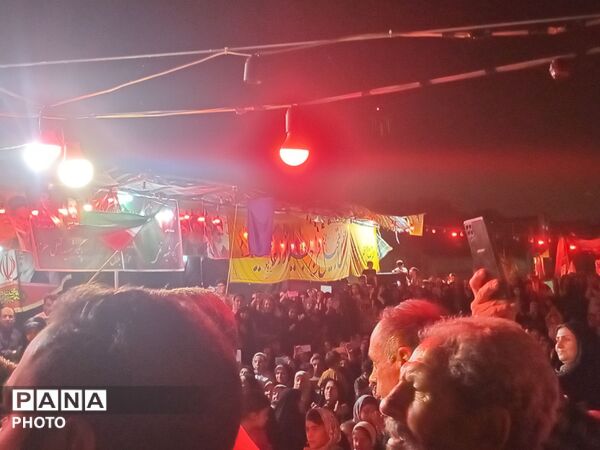 حضور مردم مشهد در تجمعات شبانه