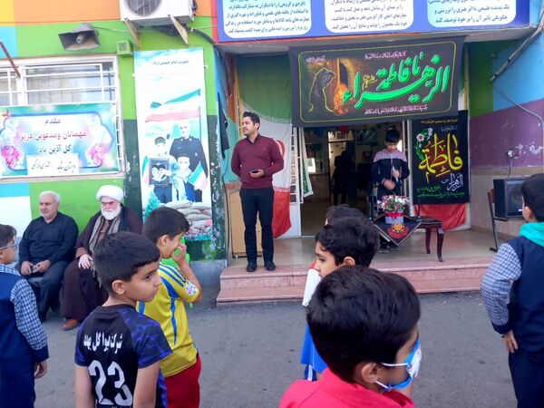 مراسم شهادت حضرت فاطمه(س) در مدرسه شهدای فرهنگی