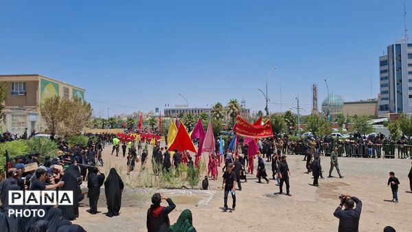 بازآفرینی واقعه عصر عاشورا با اجرای آیین خیمه‌سوزان در قم