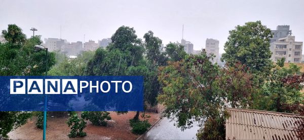 بارش باران چهره بندرعباس را پاییزی و دل‌انگیز کرد