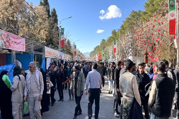 گلزار شهدای کرمان در ششمین سالگرد شهادت سردار دلها، حاج قاسم سلیمانی
