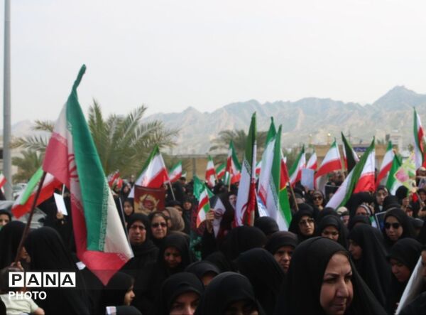 فرزندان انقلاب شهرستان شهیدپرور لامرد در روز قدس