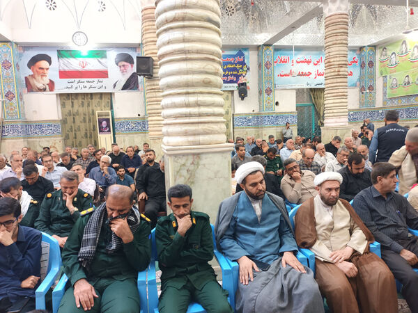  مراسم سوگواری شهادت آیت‌الله سید ابراهیم رئیسی و هیات همراه ایشان در بهبهان