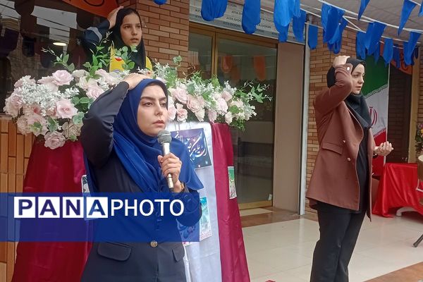 جشن نیمه شعبان در مدرسه فاطمه عرب قرچک