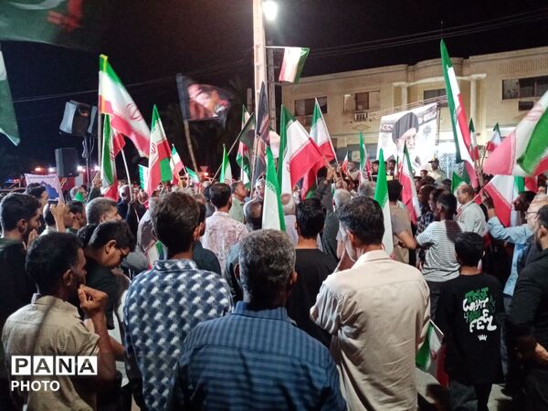 مردم فین هرمزگان با آرمان‌های انقلاب اسلامی