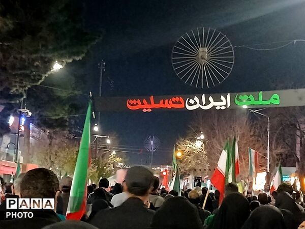فریاد همبستگی از خیابان‌های نیشابور