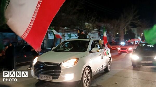  برپایی باشکوه موکب مدرسه با نور و نوای شبانه در فیروزان