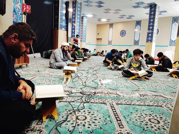 مراسم پر فیض اعتکاف در شهرستان خانمیرزا 