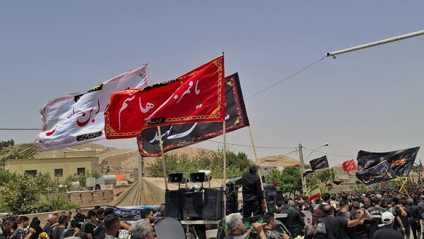 سوگواری روز عاشورا در شهر کهک قم