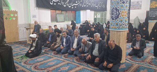 عزاداری دهه دوم فاطمیه با حضور شهید گمنام در دهستان شوراب صغیر  