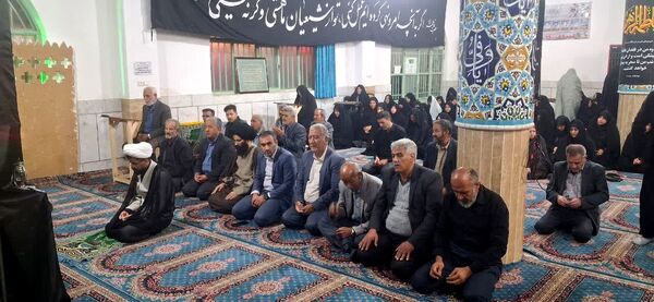 عزاداری دهه دوم فاطمیه با حضور شهید گمنام در دهستان شوراب صغیر  