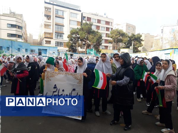 برپایی جشن طنین مقاومت در مدارس شهرستان قدس