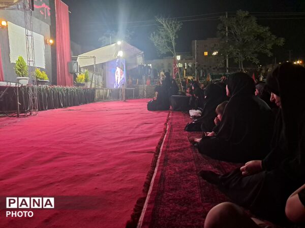 هیات بنات الحیدر بانوان کرج ، پرچم‌دار سوگِ محرم