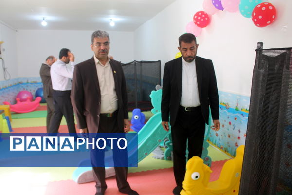 افتتاح زمین چمن مصنوعی و خانه ورزش در بوشهر