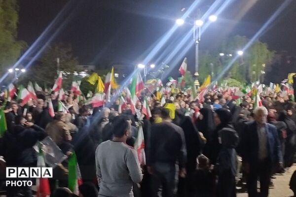 اجتماع و رزمایش دختران جان فدای ایران در میدان نماز شهرری 