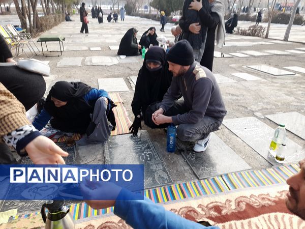 مراسم چراغ برات در بهشت رضا مشهد مقدس 