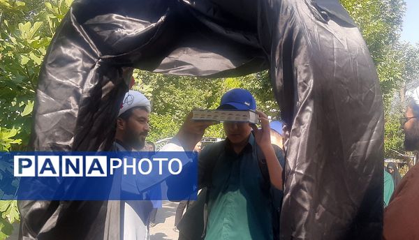 اعزام دانش‌آموزان گروه سرود سفینة النجاة نیشابور به پیاده‌روی اربعین حسینی 