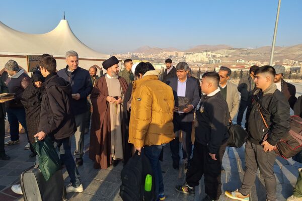 بدرقه کاروان راهیان نور دانش‌آموزی شهرستان پردیس