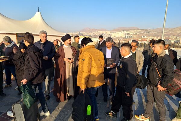 بدرقه کاروان راهیان نور دانش‌آموزی شهرستان پردیس