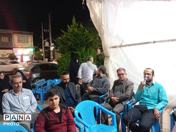 مراسم یادبود رهبر شهید در موکب آموزش و پرورش علی آبادکتول