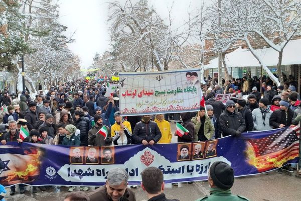 راهپیمایی باشکوه 22 بهمن در شهر فریمان