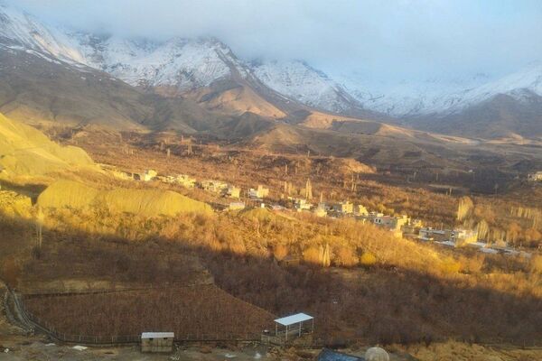 حال هوای شهر زیبای بار بعد از اولین بارش باران زمستانی