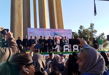 برگزاری مراسم میناب ۱۶۸