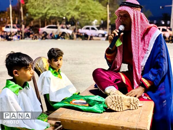 مراسم عاشورای حسینی در مسجد حضرت ابوالفضل (ع) شهر شمیل بندرعباس