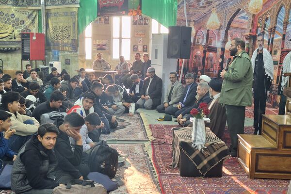 بدرقه کاروان راهیان نور دانش‌آموزی شهرستان پردیس