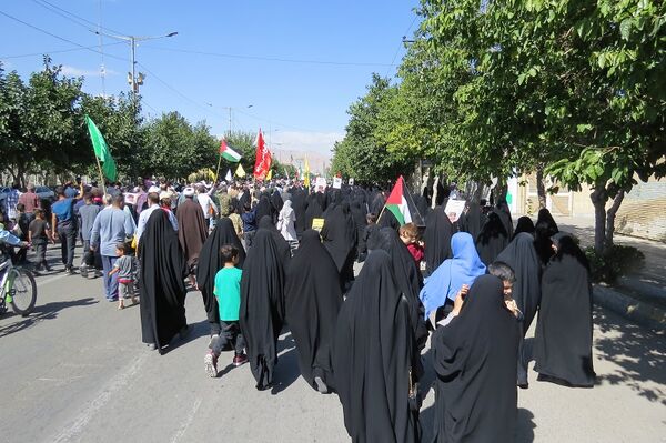 راهپیمایی سراسری محکومیت جنایات رژیم صهیونیستی شهرستان بجنورد