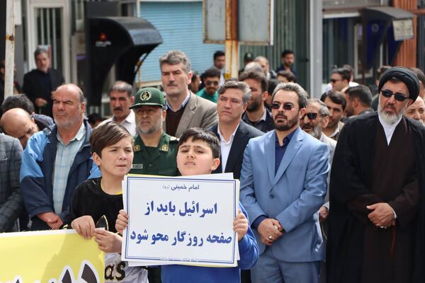 راهپیمایی روز قدس در شهرستان سرعین