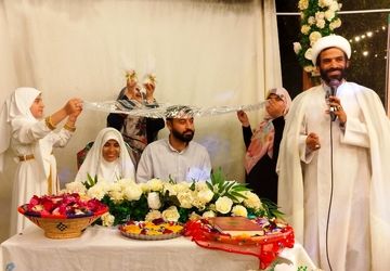 مراسم طرح ازدواج آسان تحت عنوان «طرح قرار دوازدهم» در شهرستان جم