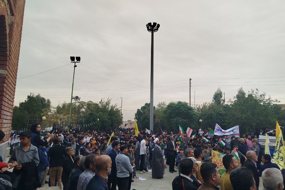 راهپیمایی دانش آموزان انقلابی جوادآباد