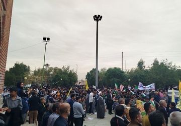 راهپیمایی دانش آموزان انقلابی جوادآباد