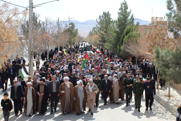 راهپیمایی روزجهانی قدس در شهر درق