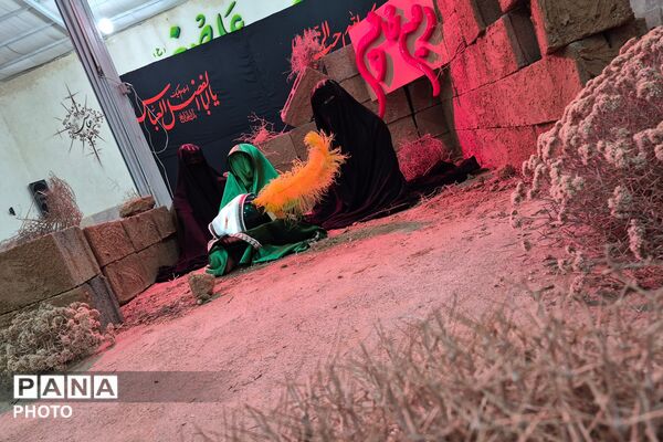 سفره‌ای به نام حضرت رقیه(س)؛ جلوه‌ای از عشق و ارادت در آباده