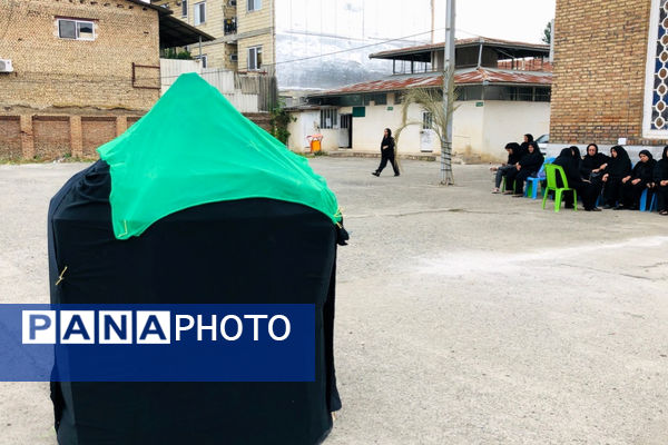 عزاداری مردم متدین املش در سومین روز شهادت امام حسین