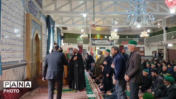 اقامه نماز عبادی سیاسی جمعه در شهر دارالسادات بار نیشابور 