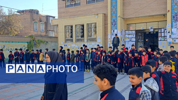 انتخابات شورای دانش‌آموزی دبستان معلم آشخانه 