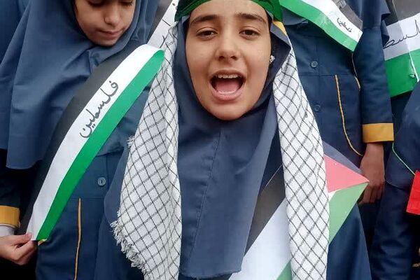 جشن‌ روز غزه در مدارس رودهن 
