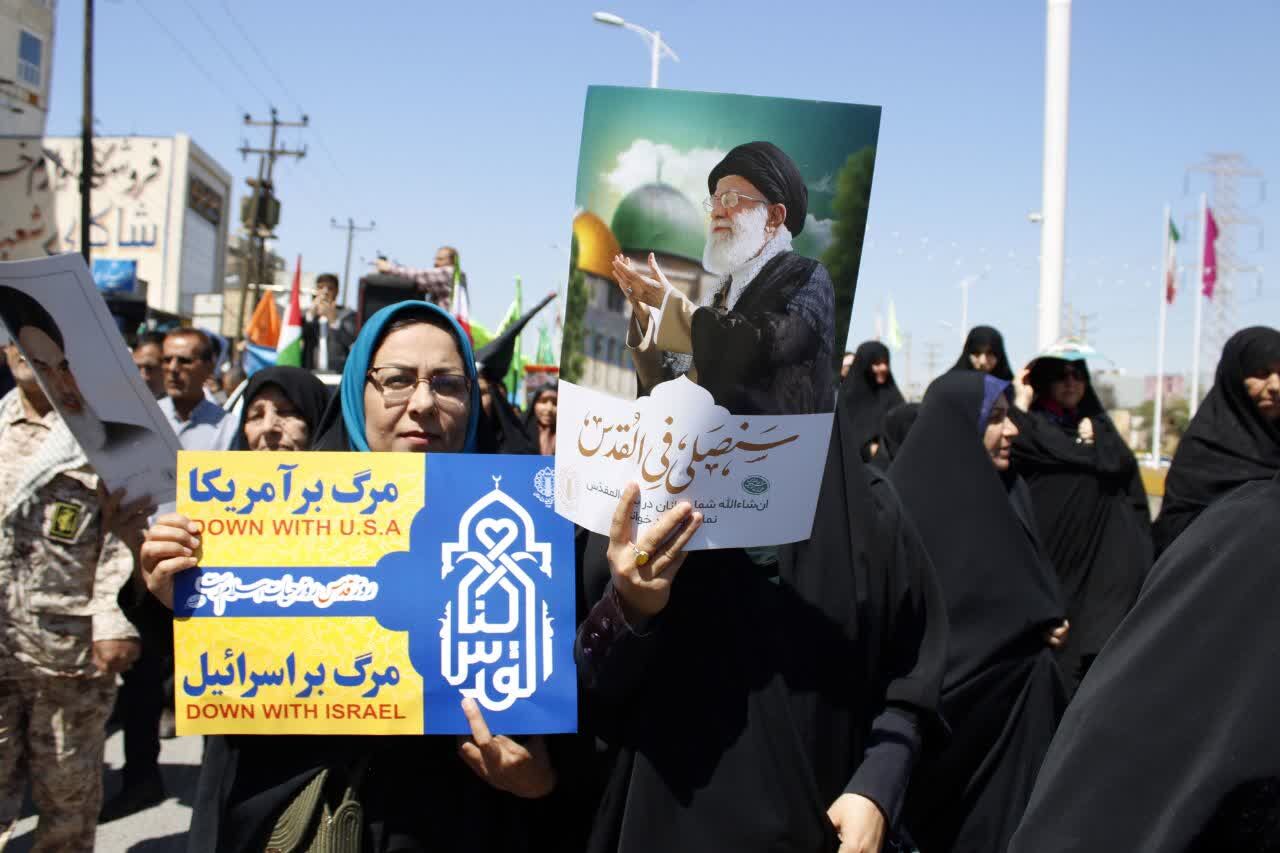 راهپیمایی روز جهانی قدس در گچساران