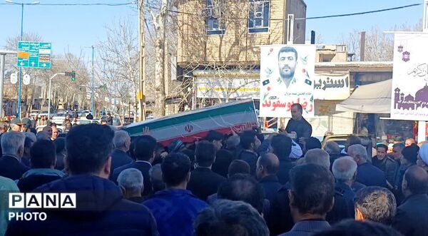 مراسـم تشییـع و تدفین پیکر مطهر شهید مدافع وطن رضا یوسفوند در شهرستان سلسله