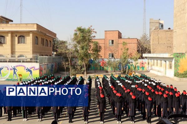 هفته تربیت‌بدنی با شور و انرژی در دبیرستان شاهد مرضیه 