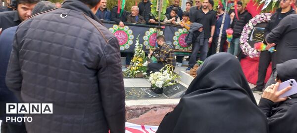 تشییع باشکوه پیکر مطهر شهید اردشیر رئیسی 