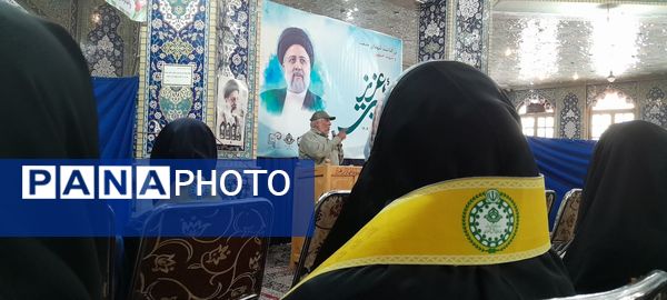 بزرگداشت شهید رئیسی با حضور پیشتازان سازمان دانش‌آموزی