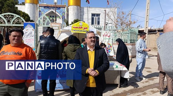 نماز عبادی سیاسی جمعه  شهر خور در روستای بوژمهران 