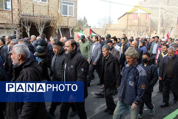 راهپیمایی ۲۲ بهمن ماه در جوادآباد 