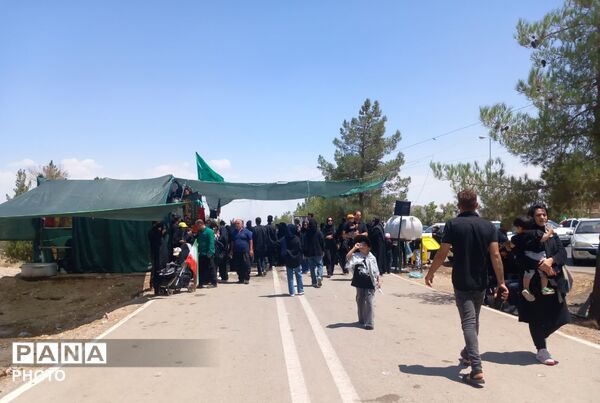 راهپیمایی جاماندگان اربعین تفت 