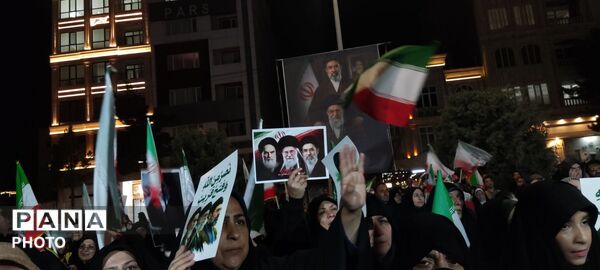 حضور گسترده مردم نیشابور در بلوار فضل 