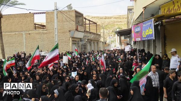حضور پرشور مردم لارستان در راهپیمایی روز قدس